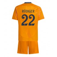 Real Madrid Antonio Rudiger #22 Replica Away Minikit 2024-25 Short Sleeve (+ pants)